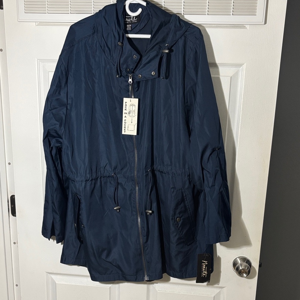 Nanette Lepore Dark Blue Utility Jacket